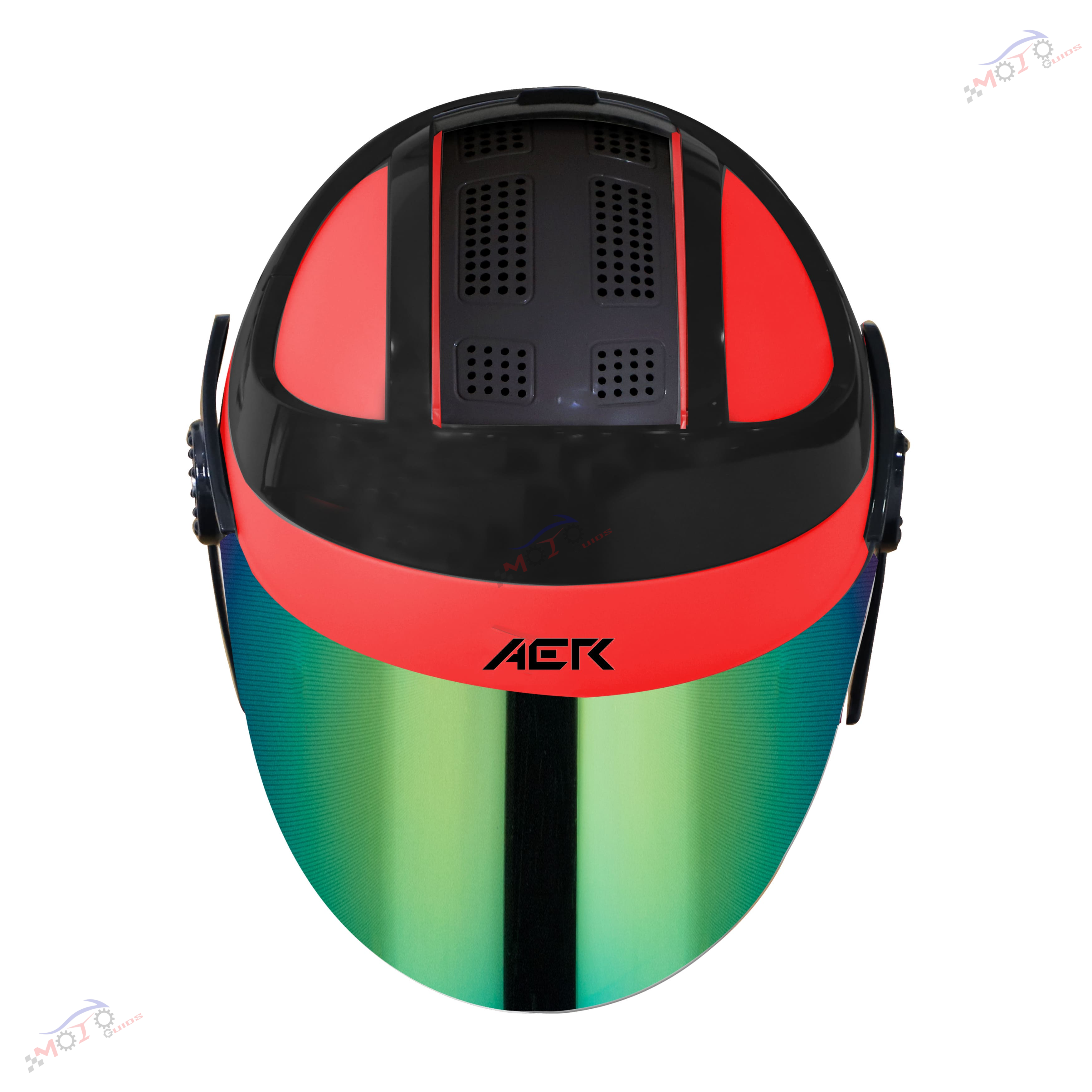 SB-29 AER GLOSSY ( FITTED WITH CLEAR VISOR WITH EXTRA RAINBOW CHROME VISOR FREE  